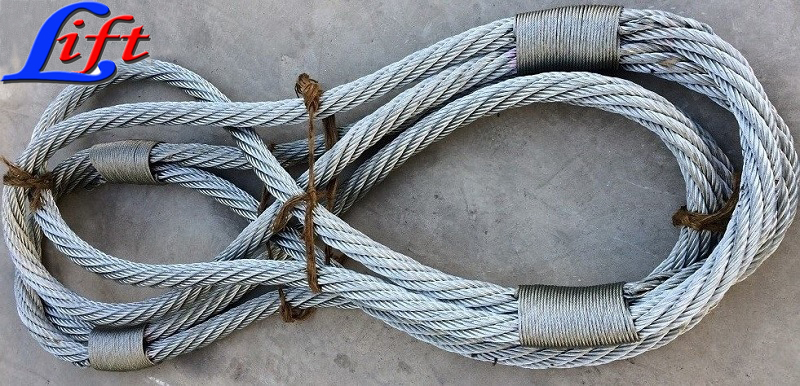 three leg pressed wire rope sling,3-Leg Wire Rope Bridle Sling