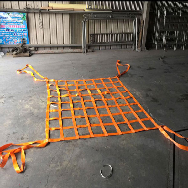 Flat web lifting net |Flat Polyester Web Cargo Net