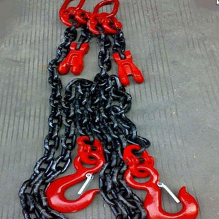 doube leg adjustable chain lifting sling