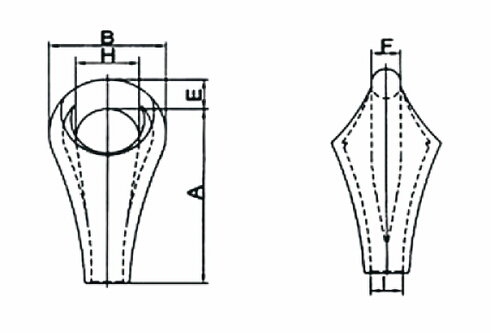Rope Pear Socket casting wire rope sling