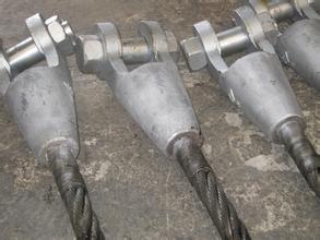 Open wire rope Spelter Sockets