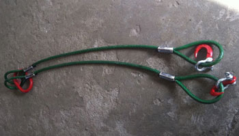 2-Leg Wire Rope Bridle Sling