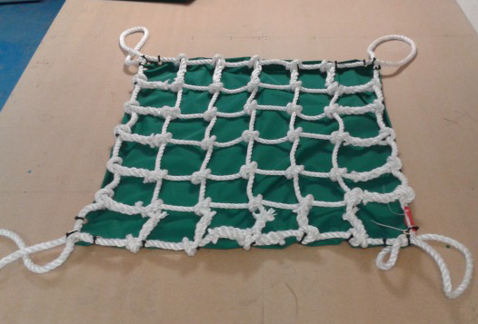 covered with cloth rope cargo net